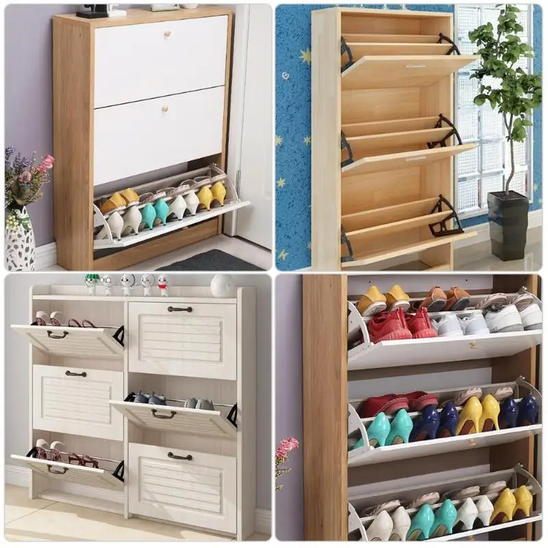 

Space Saving Shoe Rack Organizer, Modern Minimalist Multi Layer Shelf, Sturdy Structure for Small Apartment Entryway Shoe H3272