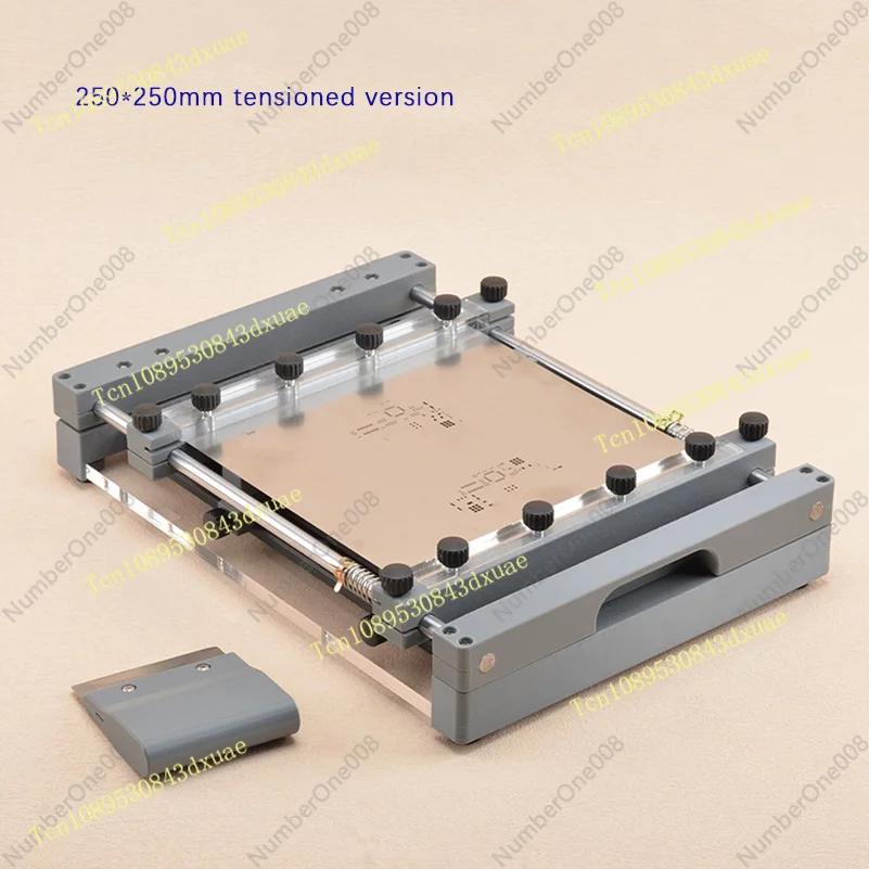 Manual Desktop Precision Screen Printing Machine for PCB Stencil Solder Paste SMT Micro Printing Workbench