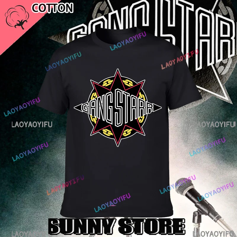 Gang Starr logo printed summer men T Shirt Women New Fashion men tops tees Female Casual T-shirts