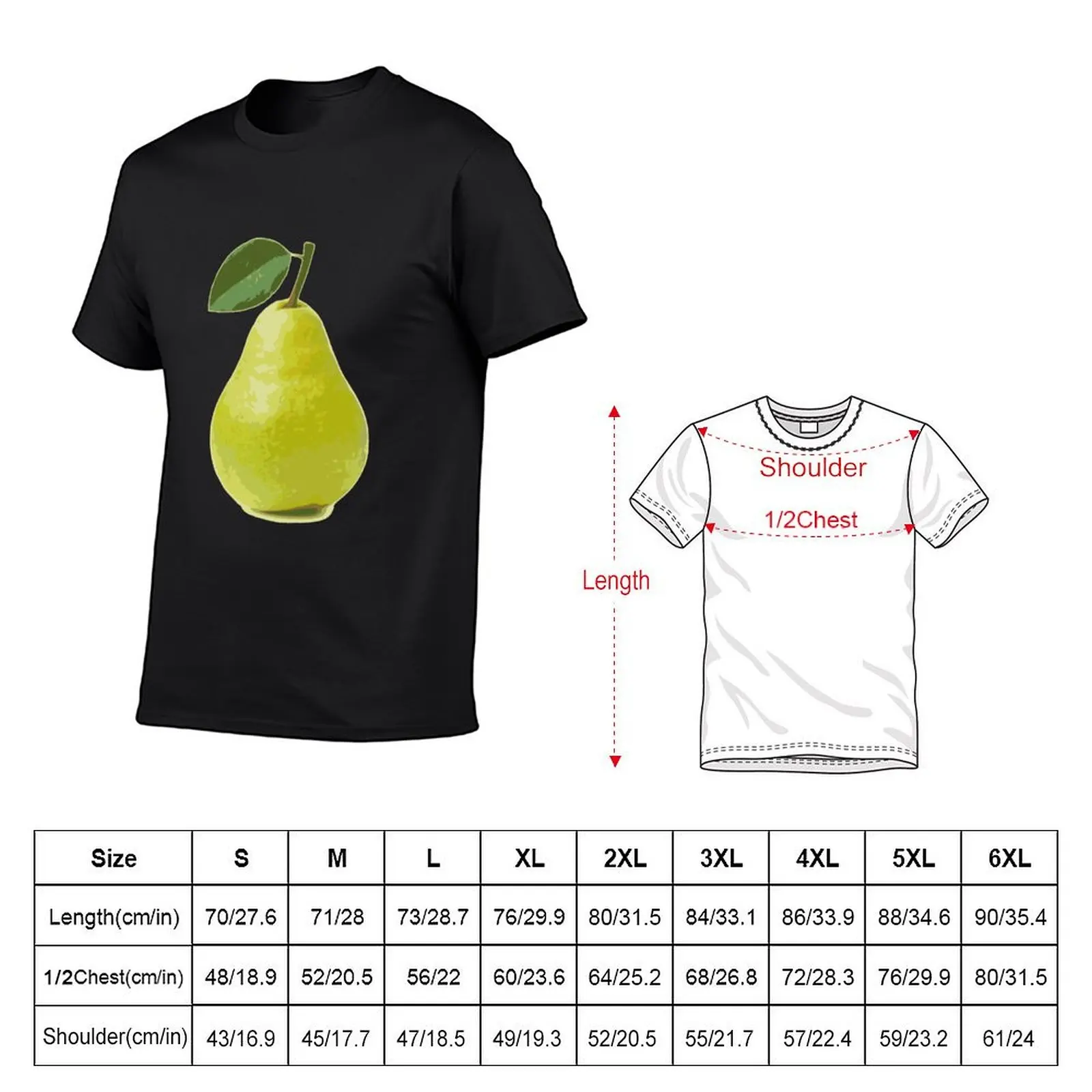 Pear T-Shirt anime blacks quick-drying summer tops compression shirt men