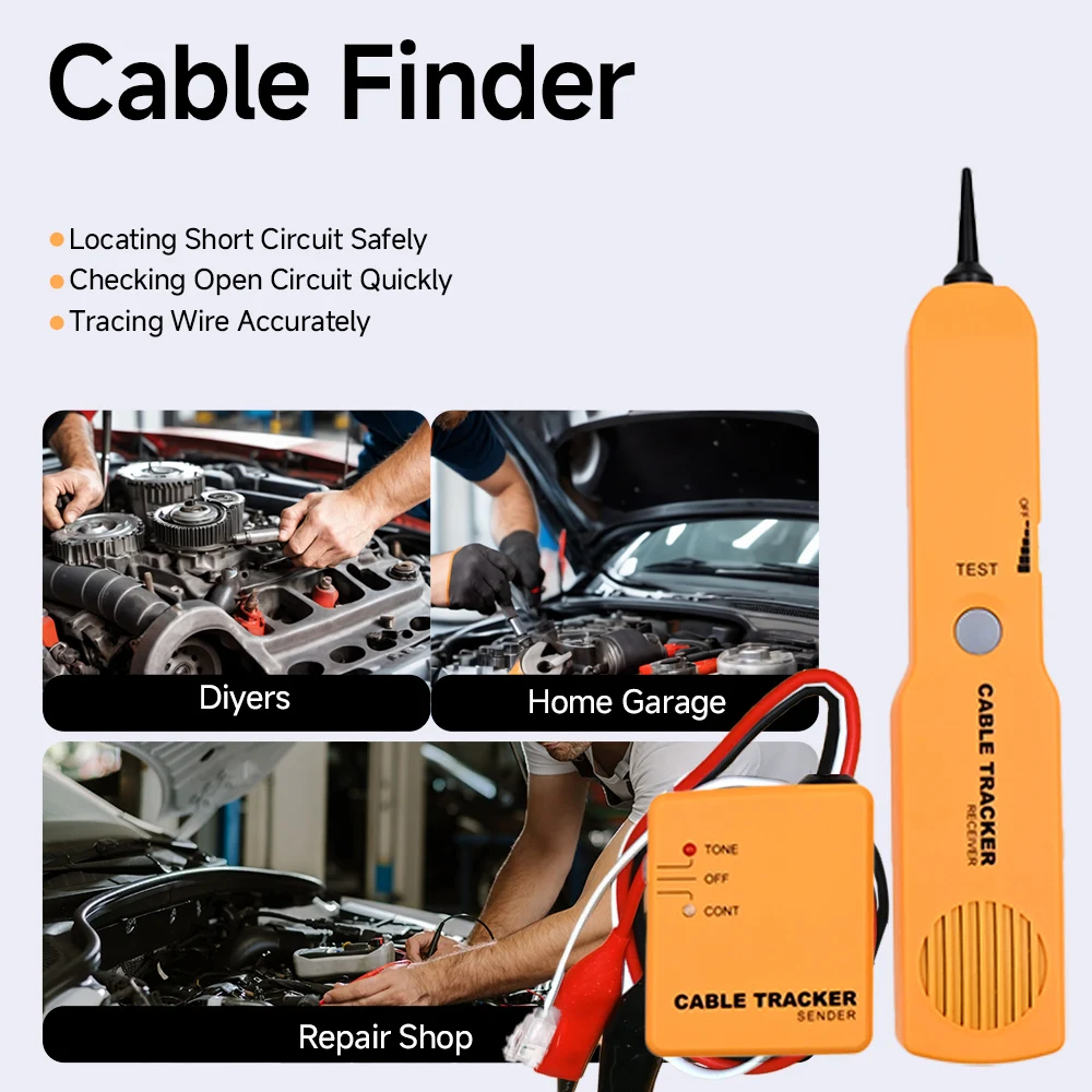 

Automotive Circuit Test EM415 Short & Open Finder Short Circuit Detector Car Repair Tool Detector Track The Cables Circuit Test
