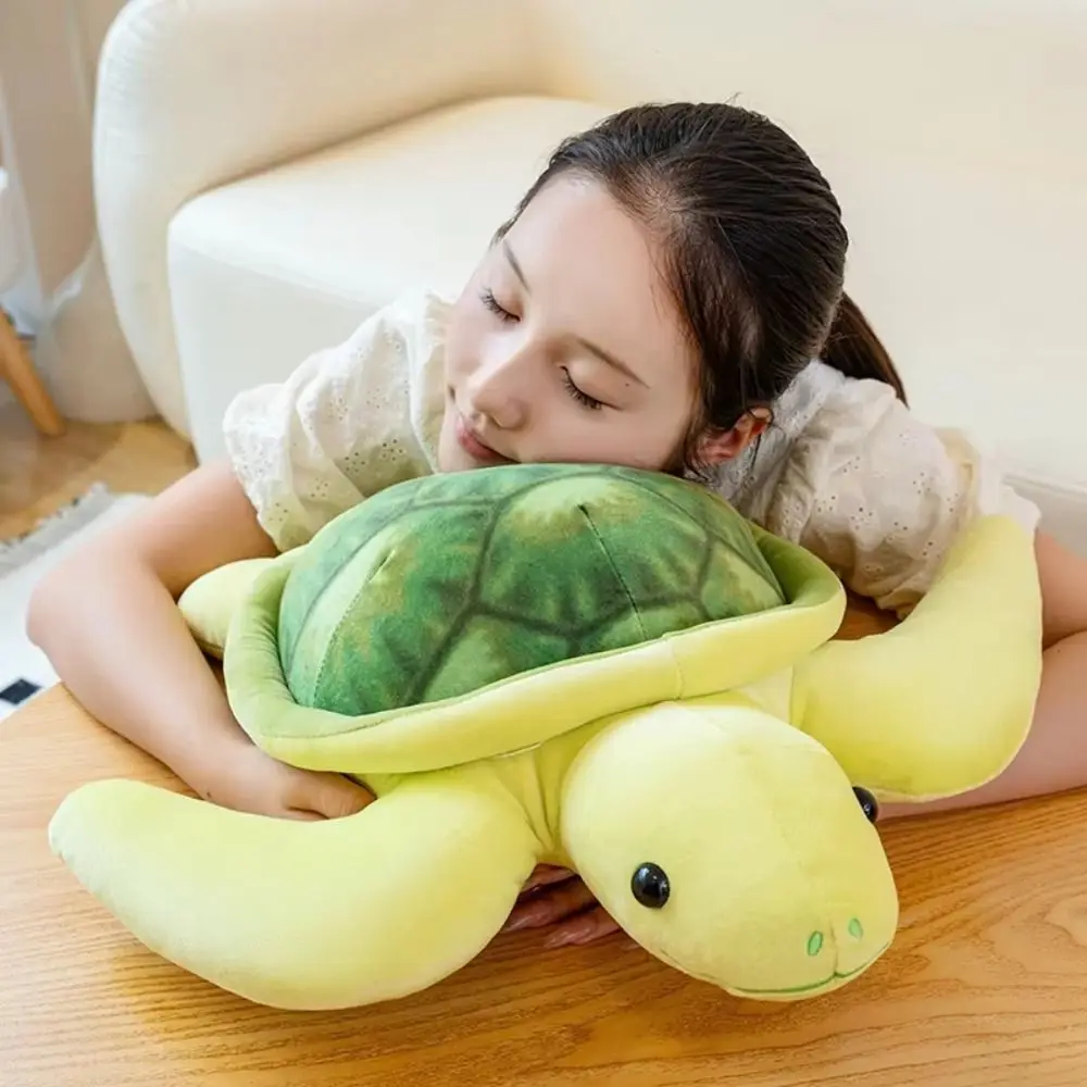 ตุ๊กตาเต่าทะเลขนปุย ของเล่นสะสม การ์ตูนสัตว์ เต่าทะเล หมอนอิงน่ารัก เต่านุ่ม ตุ๊กตาสัตว์ ตกแต่งรถยนต์
