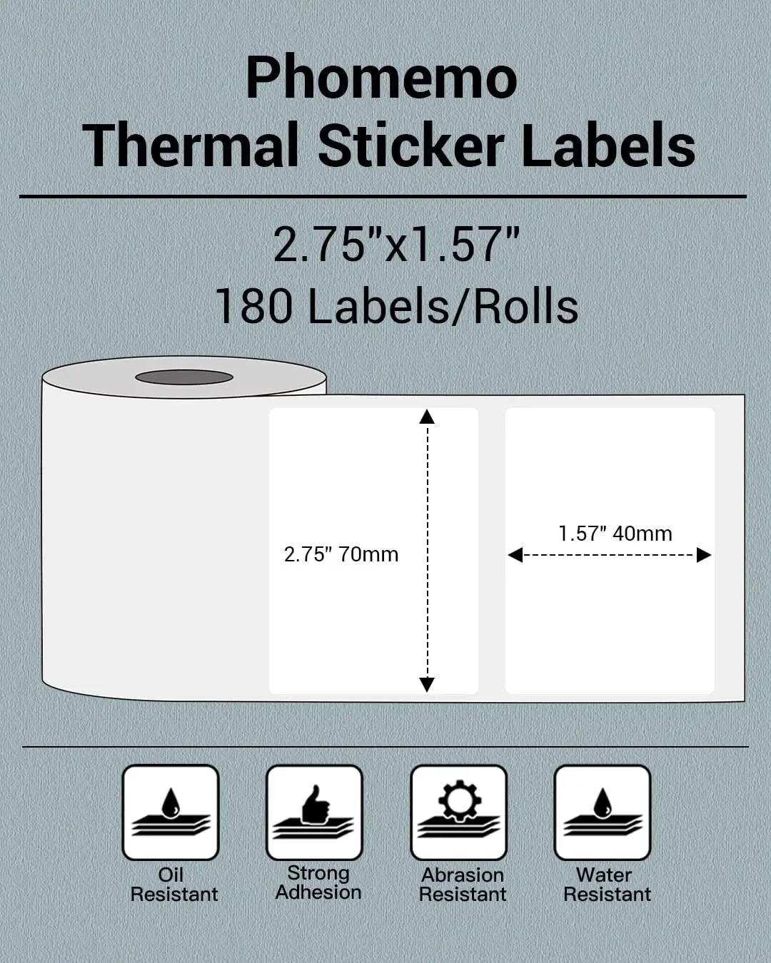 M221/M220/M200 70x40mm Thermal Label Sticker 2.75\