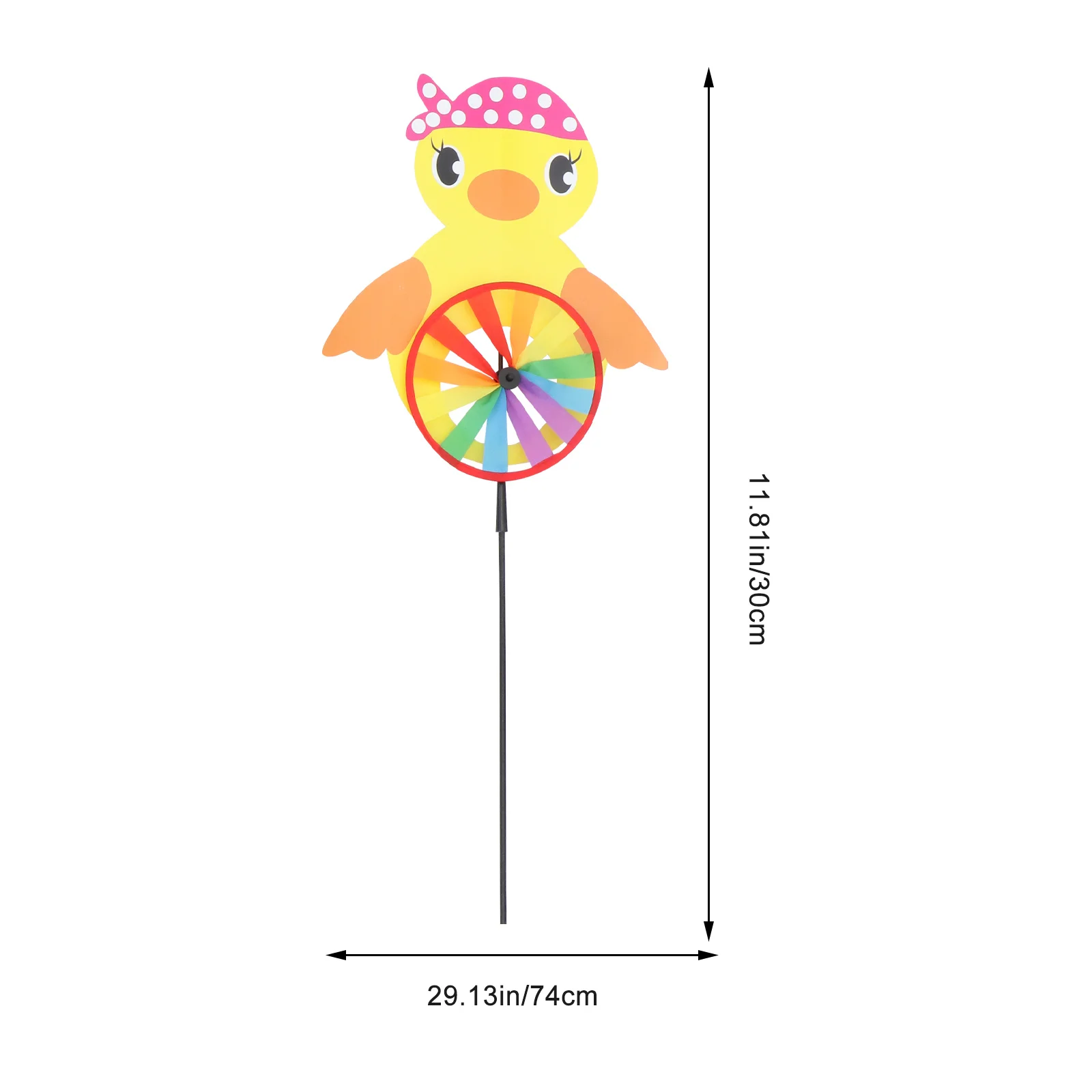 5개 동물 모양 풍차 밝은 색상 장식용 야외 정원 잔디 풍차 파티에 완벽한 어린이용 풍차 장난감