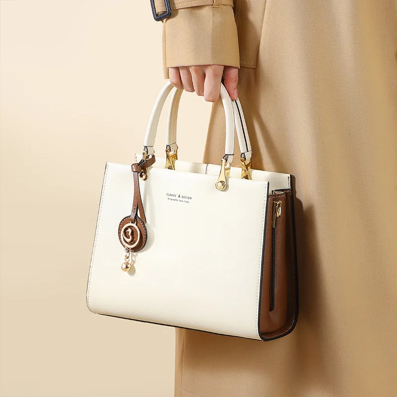 

2025 New Women's Bag Large Capacity Portable Commuter Mother Bag Light Luxury Shoulder Bag Birthday Gift High-grade Crossbody