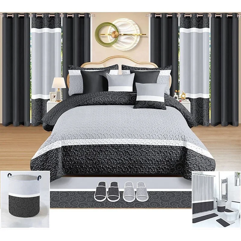 

# In Stock For 24 Piece Bedding Sets With Matching Curtains Cotton Bedding Set With Match Curtains