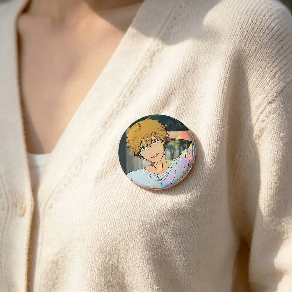 D-denji Cute Badge Pins For Friend, Backpack, Clothing, Collectible Accessories, Jewelry Gift