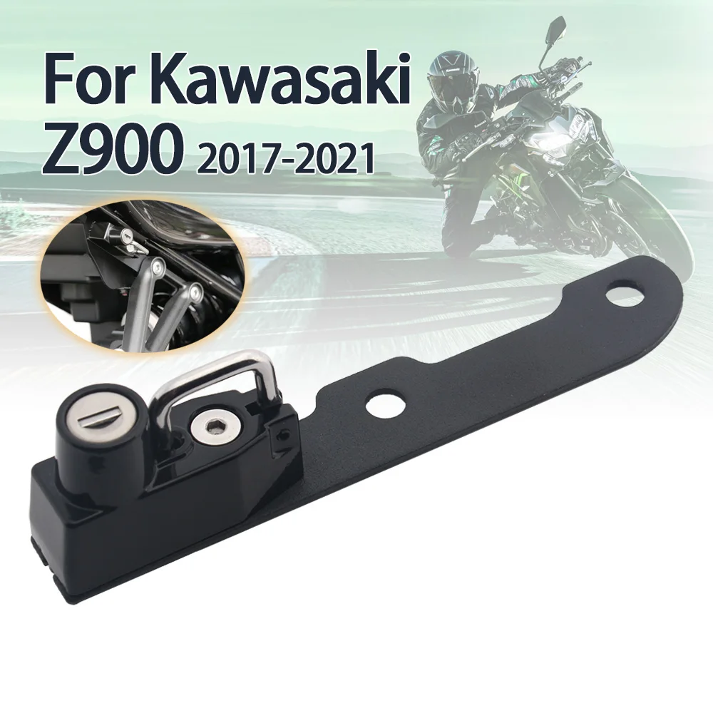 Motorcycle Helmet Lock Kit For Kawasaki Z900 Z900 Helmets Security Anti-Theft Lock Rust-Proof Sturdy Aluminum Alloy Accessories