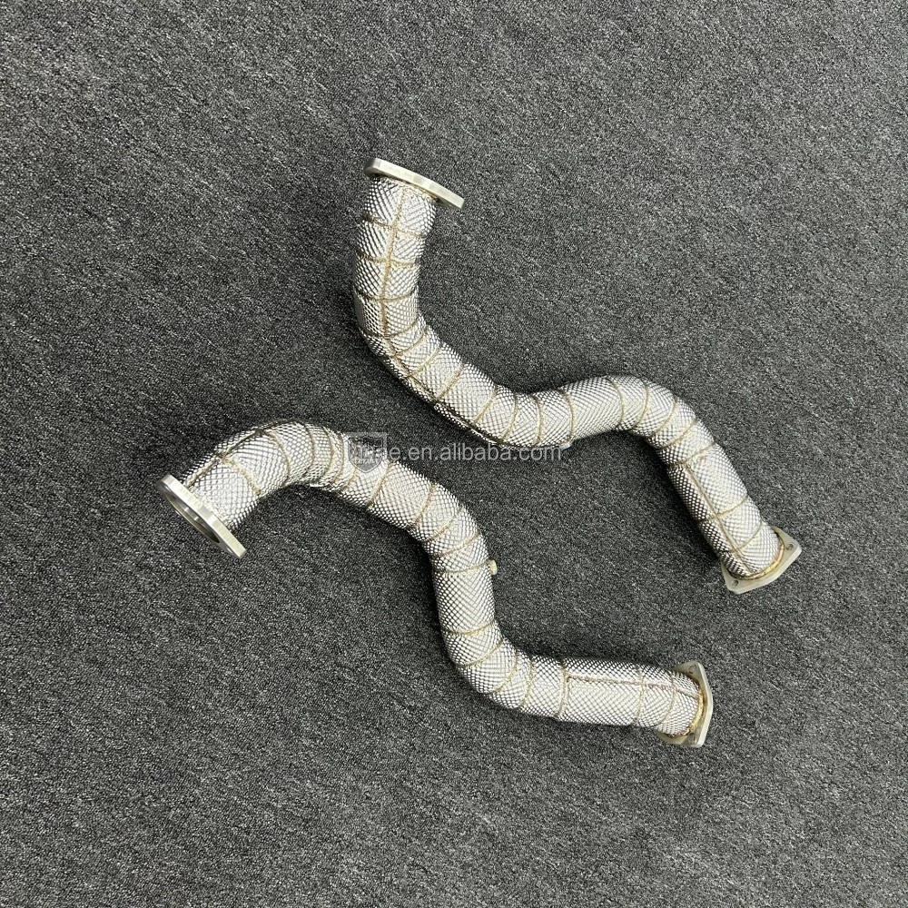 Downpipe für Porsche 718 Cayman GT4 RS 4.0L 2022-2025 Leistungssteigerndes Auspuffrohr Gerades Frontrohr – Detail 7