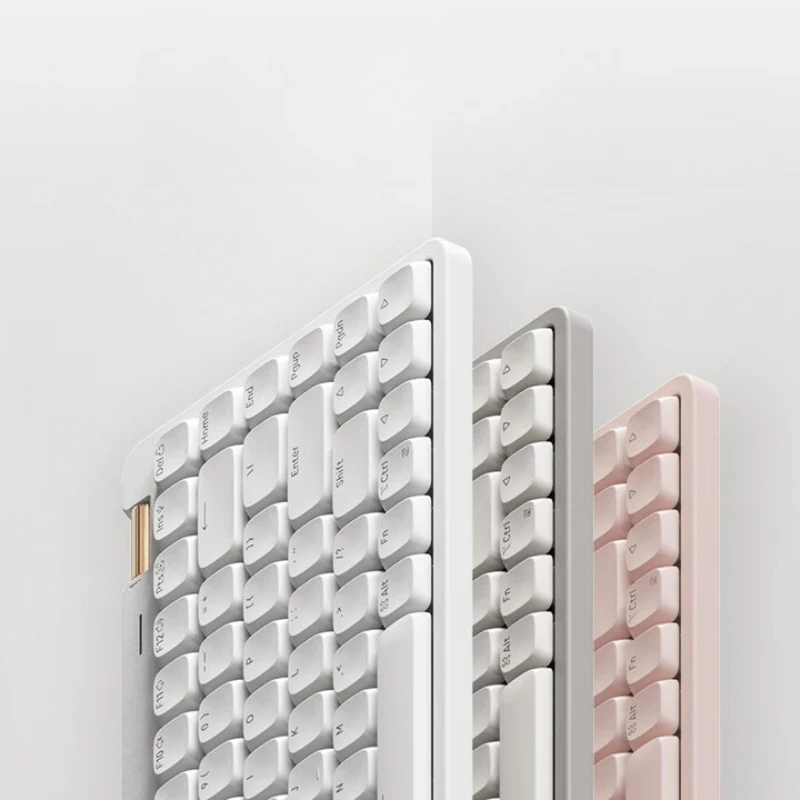 

Xiaoshun Youth Edition 84-key wireless mechanical keyboard, low axis three-mode Gasket keyboard, gray and light