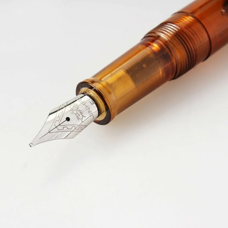 A+ 6Pcs/6 colors Jinhao 992 Transparent Plastic Fountain Pen 0.5mm Nib Writing #s6