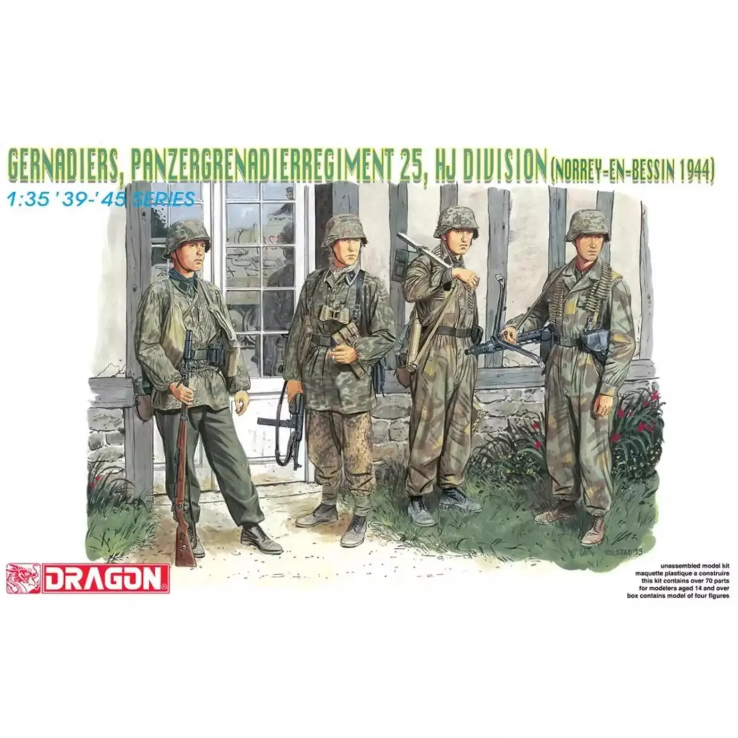 Dragon 1/35 6110 WWII German Gernadiers HJ Division (NORREY-EN-BESSIN 1944)