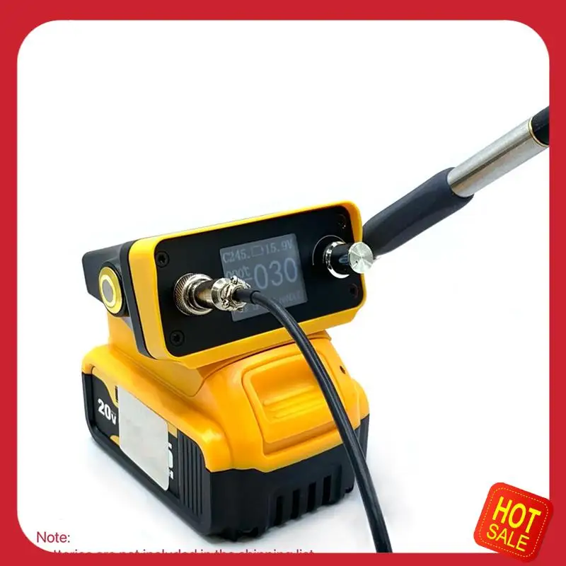

A08I 70W Cordless Soldering Iron Station Compatible For C245 Soldering Tips For 18V/20V Max Lithium Battery
