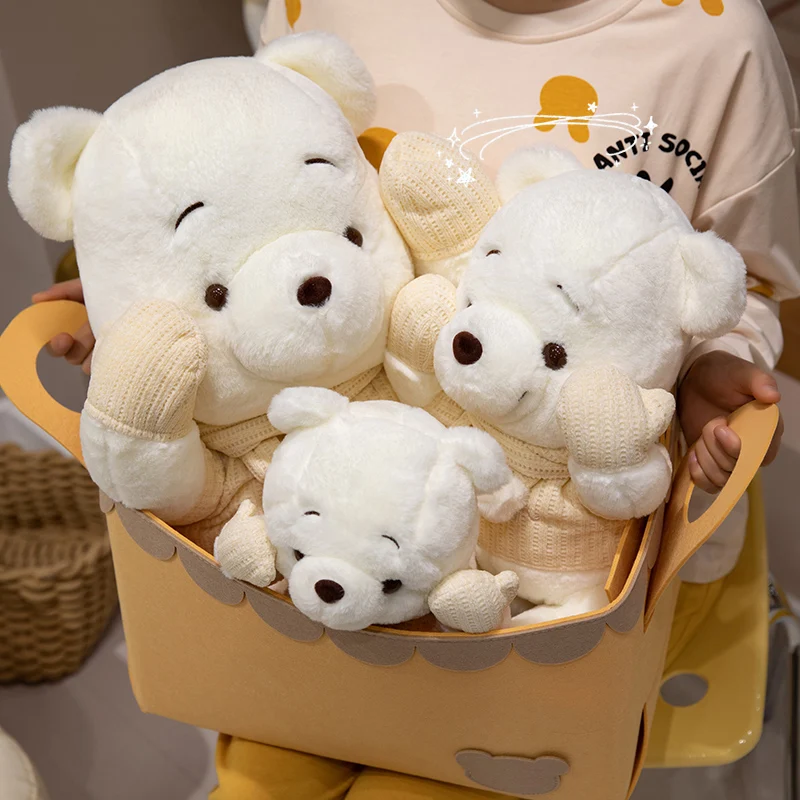 Giocattoli di peluche dell'orso Pooh, giocattoli di peluche dell'orso, giocattoli per bambini, regali di compleanno per la fidanzata, orsetto giocattolo morbido, bambole di animali