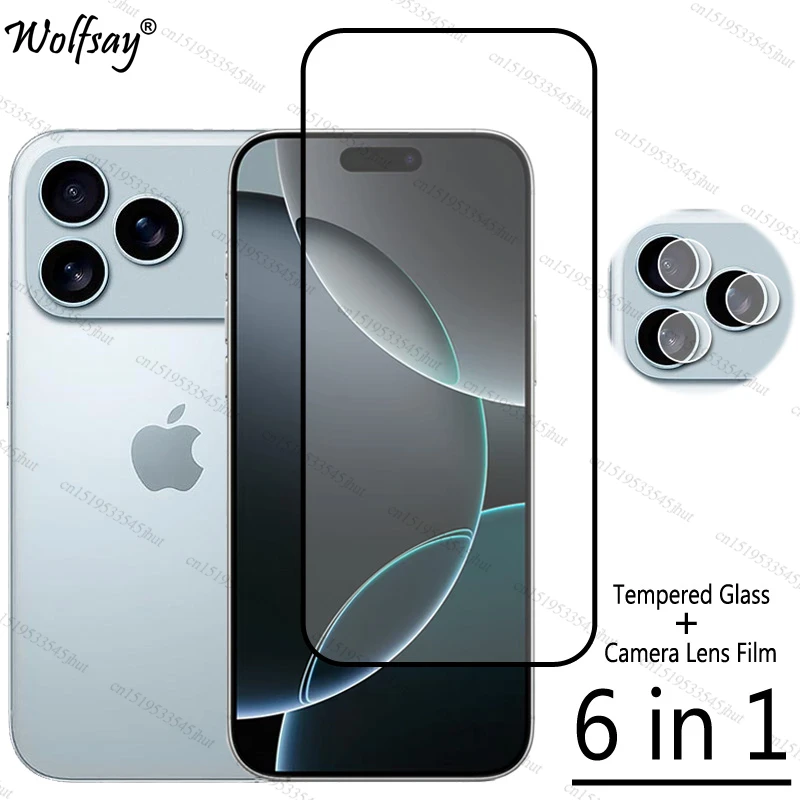 Volle Abdeckung aus gehärtetem Glas für iPhone 17 Pro Max, Displayschutzfolie für iPhone 17 Pro Max 17 Luftglas für iPhone 17 Pro Max Glas