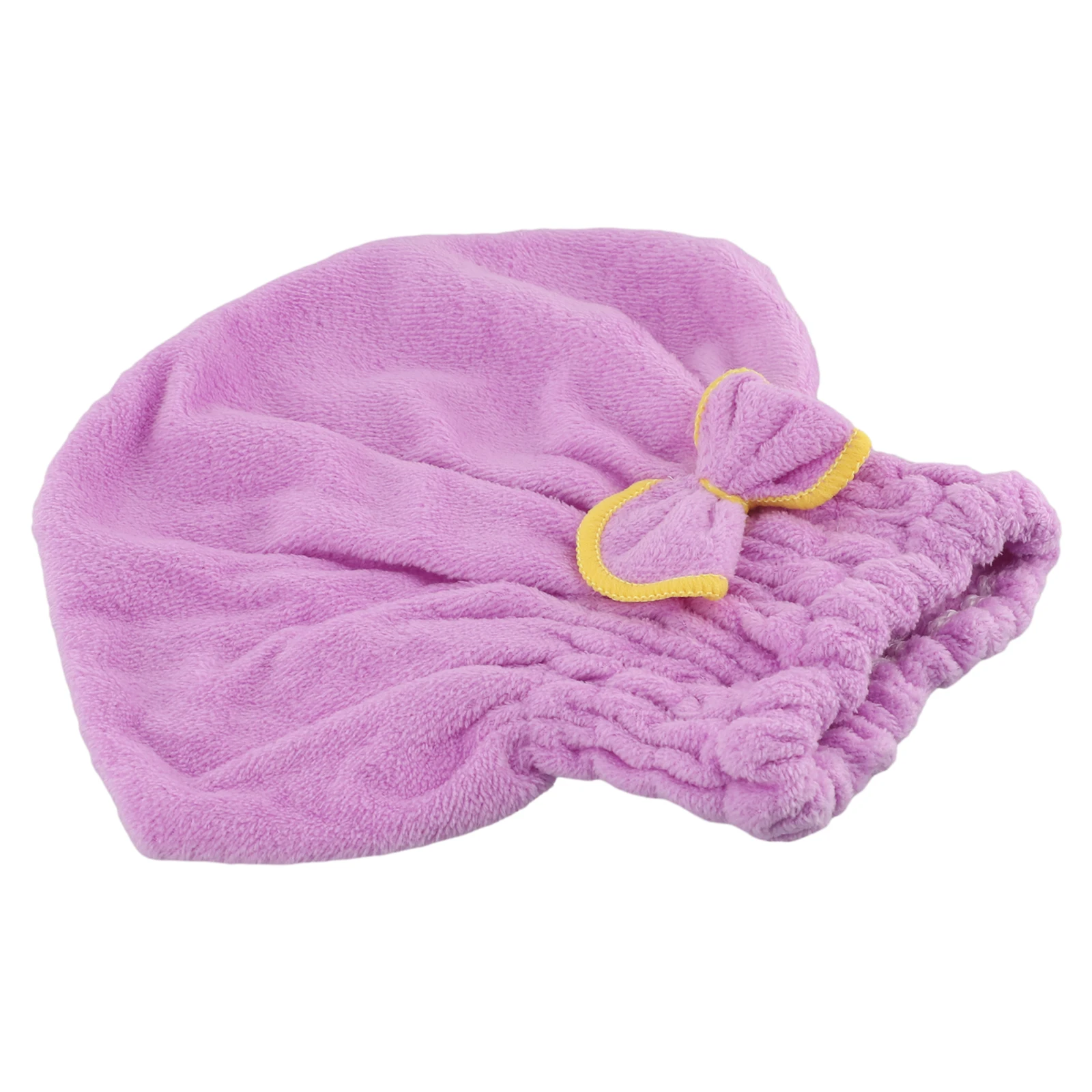 Coral ขนแกะหมวกผมผ้าเช็ดตัวผม Turban นุ่ม 6 สีไมโครไฟเบอร์แห้งเร็วผ้าเช็ดตัว Absorption น้ําหมวกผม