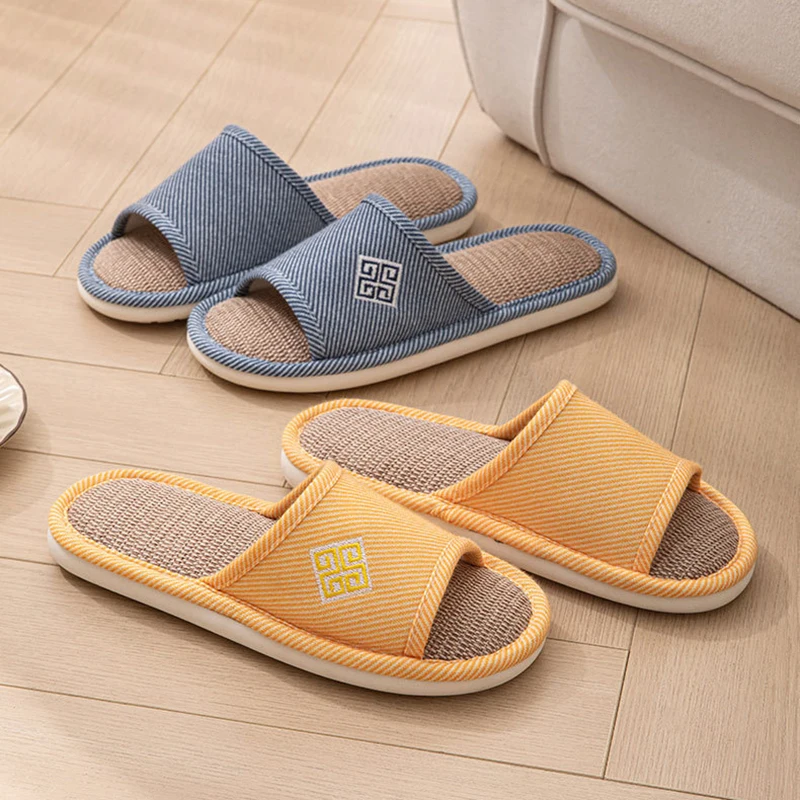 Women'S Shoes Toms - Linen Women Slippers Home Open-Toe Casual
