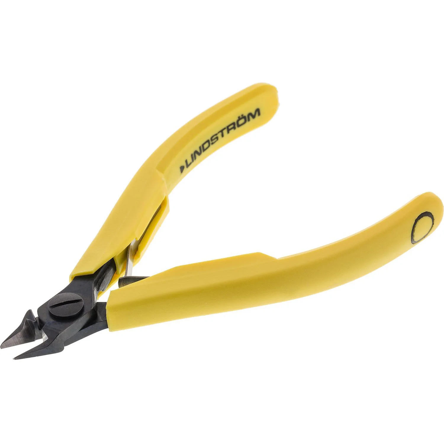 LINDSTROM 8141 0.1-1.25 mm Copper Wire Nipper Jewelry Tool Flush Precision Cut Diagonal Cutter with Oval Head & ESD Safe Handle