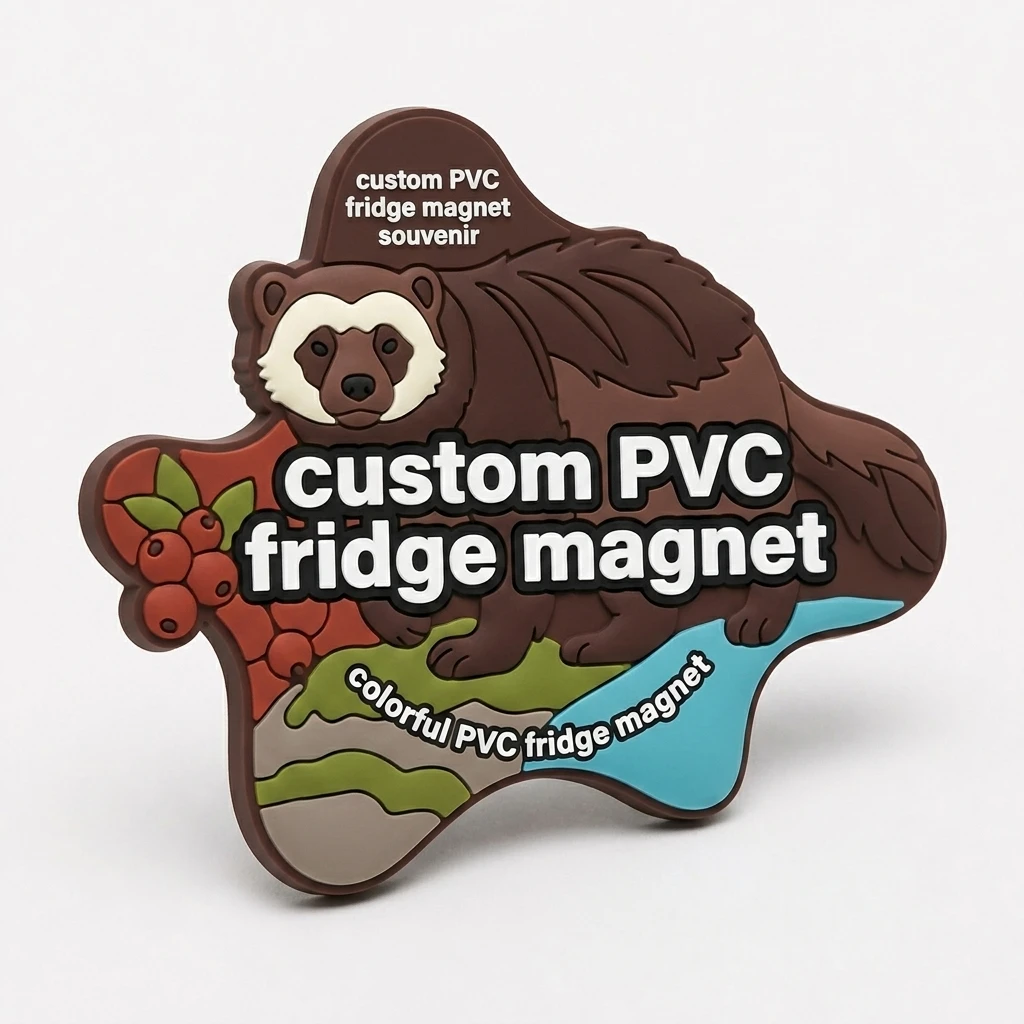 Eco‑friendly Cute 3D PVC Fridge Magnet Durable Custom Promotional Refrigerator Magnet Home Decor Keepsake Gift