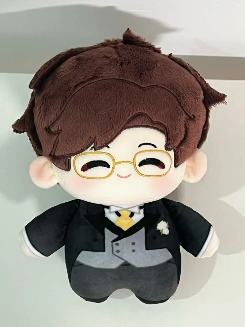 40CM Anime Light and Night Evan Attribute Sitting Posture Plush Doll Cartoon Cotton Stuffed Toys Plushie Gift Mascot Ornament