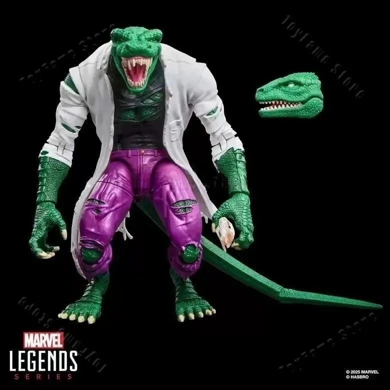 Figura de acción de 6 pulgadas de Marvel Legends de Hasbro - Versión Deluxe del Profesor Lizard (Entrega Inmediata)