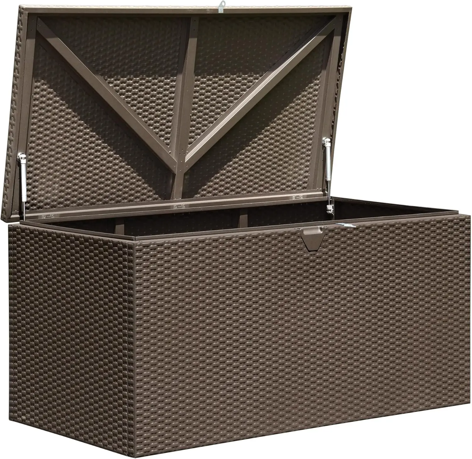 4' x 2' x 2' Spacemaker Espresso 134 Gallon Hot-Dipped Galvanized Steel Storage Deck Box