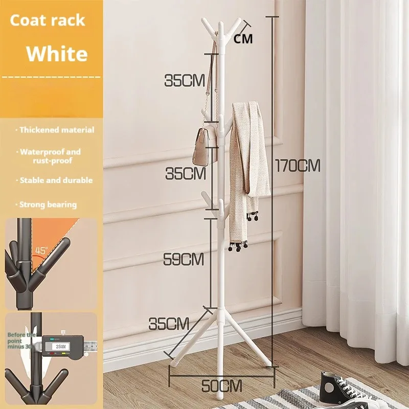 Clothes Rack Tree Branch Shape Home Living Room Floor Standing Scarf Clothes Rack Easy To Move and Drying Clothes Coat Racks