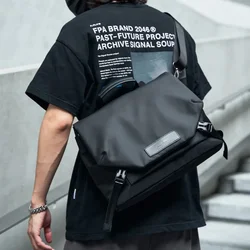 Bolsa mensageiro impermeável para homens, estojo multifuncional para laptop, bolsa tiracolo casual, grande capacidade