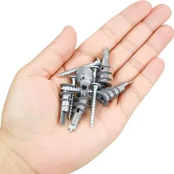Zinc Alloy Plasterboard Drywall Anchor Hollow Wall Self-drilling Wall Plug with Tapping Screw Drywall Bolt