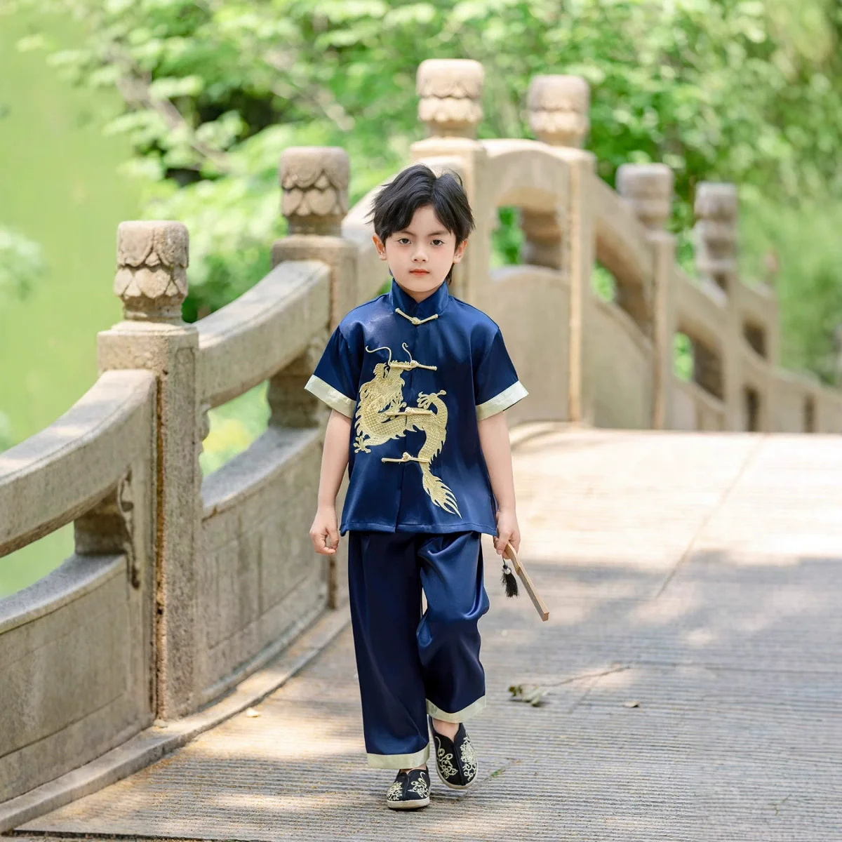 boys-kid-chinese-tang-suit-stage-performance-costume-chinese-new-years-2pcs-shirt-ppants-embroidery-dragon-clothing-kung-fu-suit