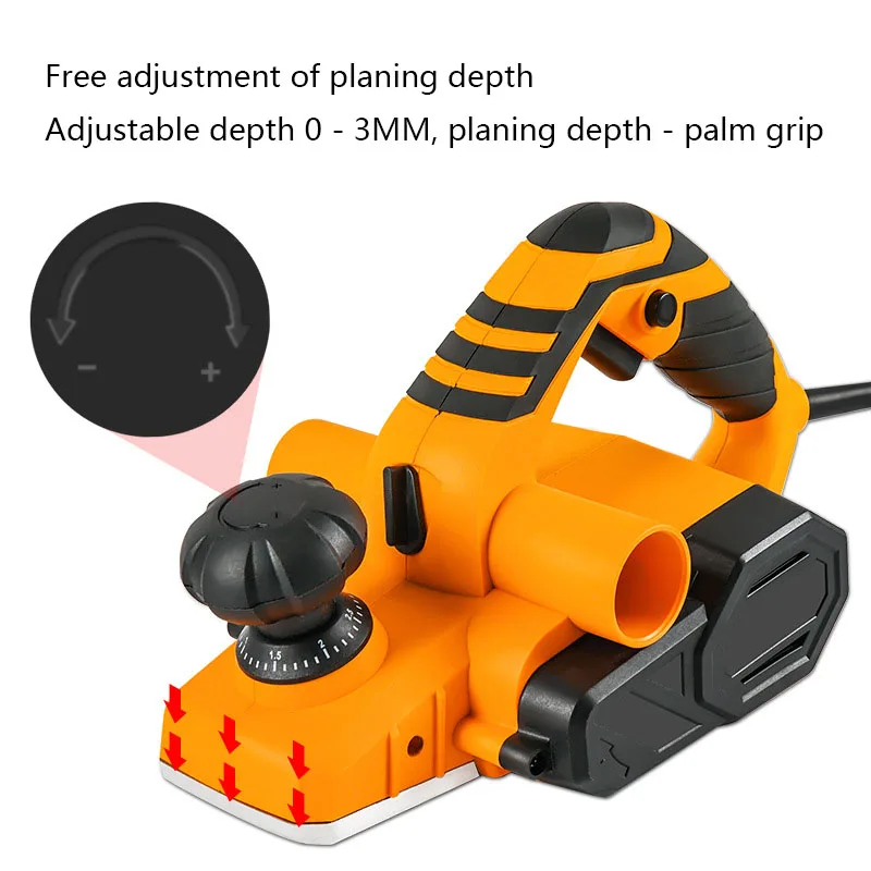 Pialla elettrica multifunzionale flip pack per uso domestico piccola pialla portatile pialla elettrica pialla pressa pialla tagliere