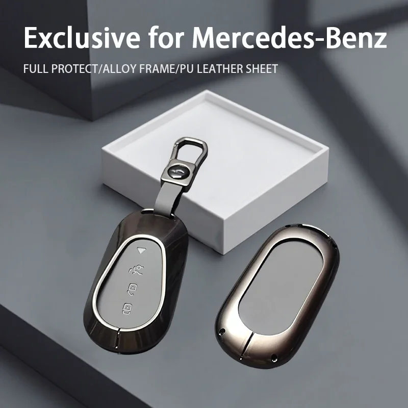 Zinc Alloy Car Remote Key Case Cover for Mercedes Benz C/S Class W223 W206 S350L S400L S450L S500L 2021 Protector Durable Shell