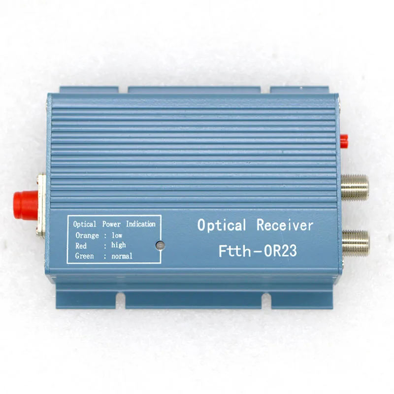 

GPON FTTH CATV Node Optical Receiver OR23 SC FC APC High Level 82 dBuV AGC Digital Analog TV Transmission Equipment Wholesale