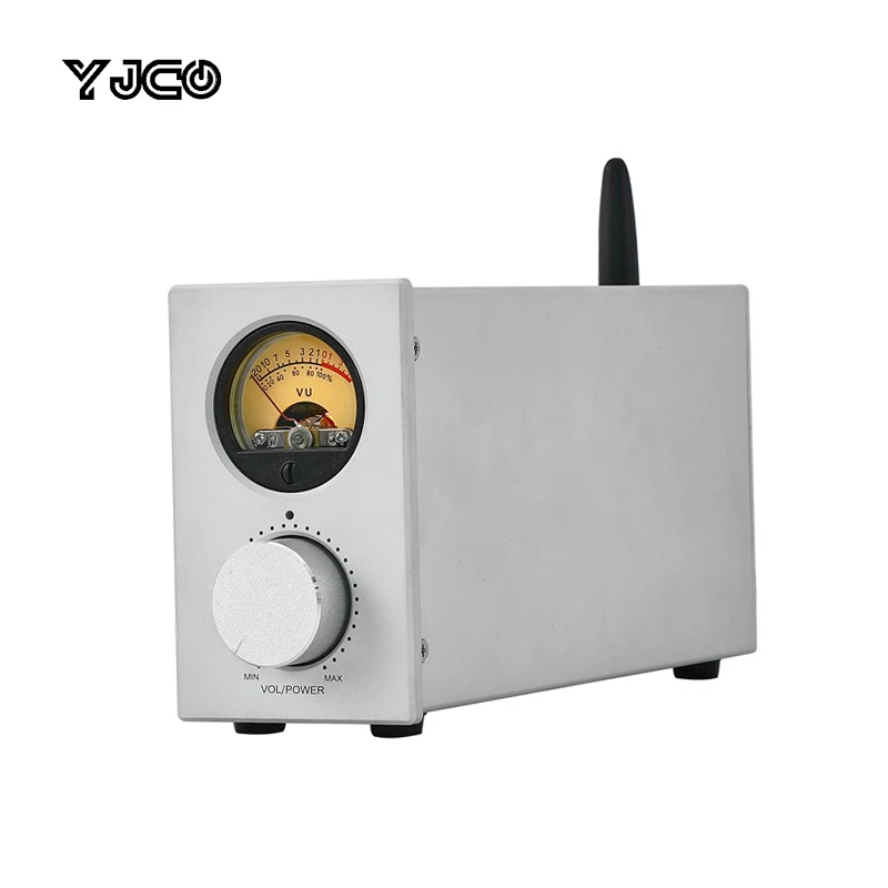 

YJCO Dual TPA3116 HiFi Bluetooth 5.1 Power Amplifier Class D 100W×2 2CH Amp with VU Meter for Home Theater System DB100
