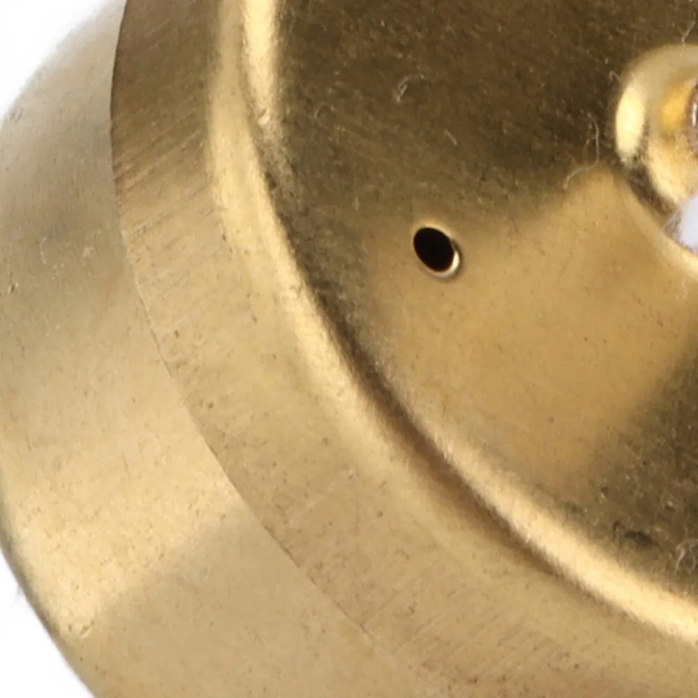 1.06x0.63in Experimental Alcohol Lamp Light Weight Wick Adjustable Model Engine Burner Gold Sturdy Build Lab Heating Tool