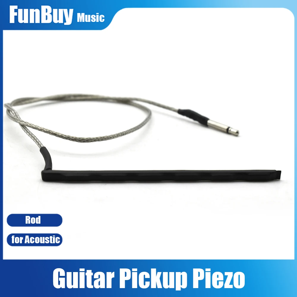 Pickup Piezo Rod Transducer Acoustic Guitar EQ Preamp Piezo Musical Instrument Accessories