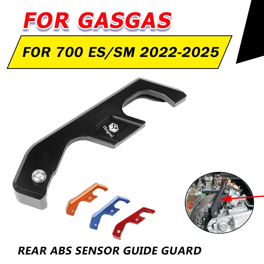 Für GASGAS 700 ES SM 700 SM700 ES700 700SM 2022-2025 Motorrad Zubehör Hinten ABS Sensor Kabel Guide Schutz schutz Abdeckung