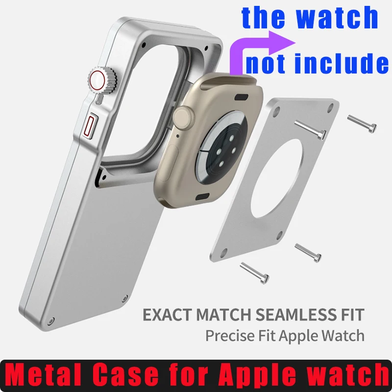 Metal Expansion Cases for Apple watch SE/5/6/7/8/9/10 11 Support Iwatch Expands IPod Protective Case 40mm 41mm 42mm 45mm 46mm