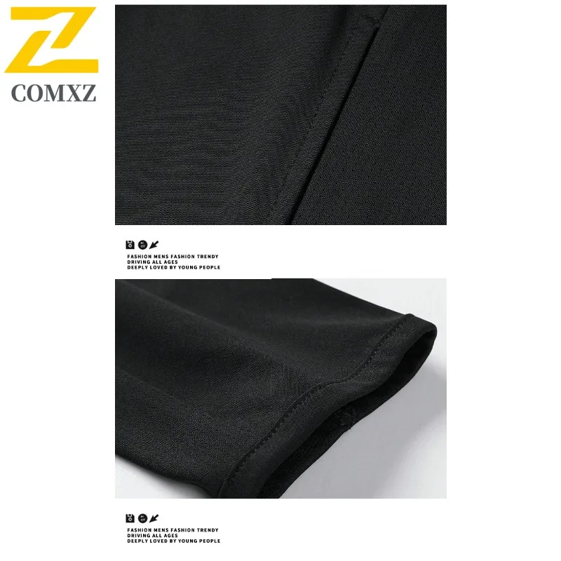 سترة لياقة بدنية رياضية للرجال من COMXZ سترة جديدة للخريف والصيف والجري سريعة الجفاف مع قلنسوة قابلة للتمدد معاطف خارجية غير رسمية قابلة للتنفس #4