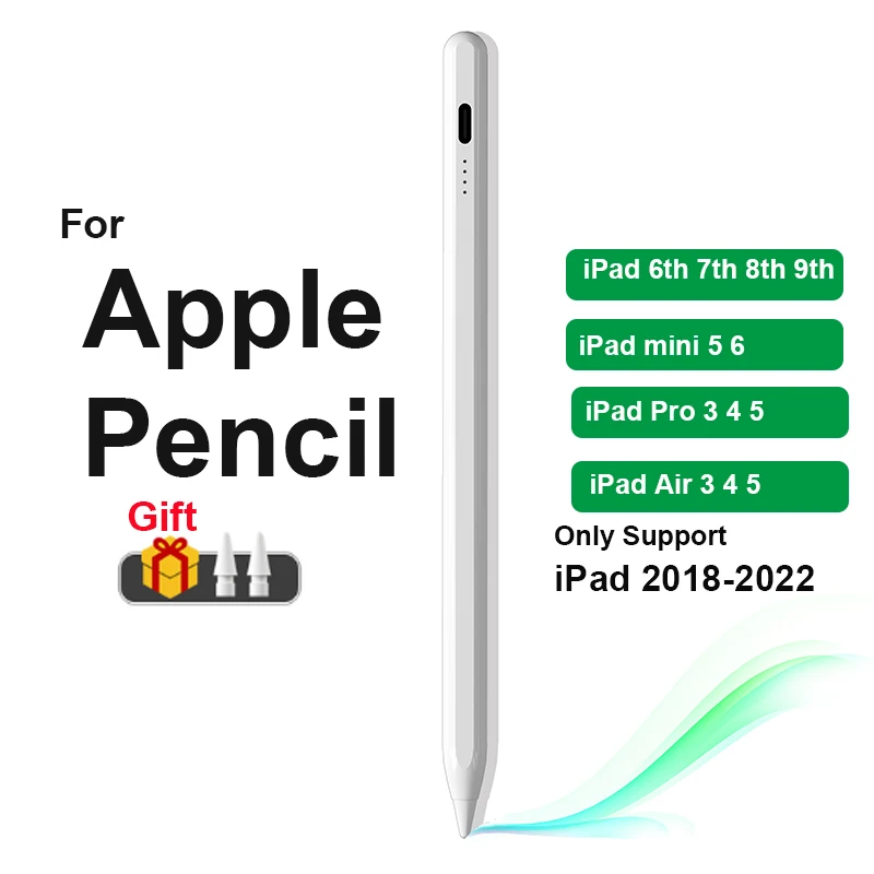 

For 2020 iPad Pro 11 12.9 Capacitive Touch Screen Pen Active Drawing Stylus Pencil for iPad Air 3 4 5 mini 5 6 Apple Pencil