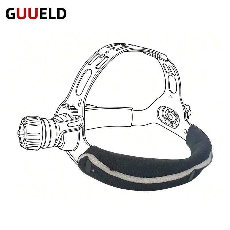 Replace the sponge strip on the forehead of the welding mask headband and the anti-collision sweat-absorbing band