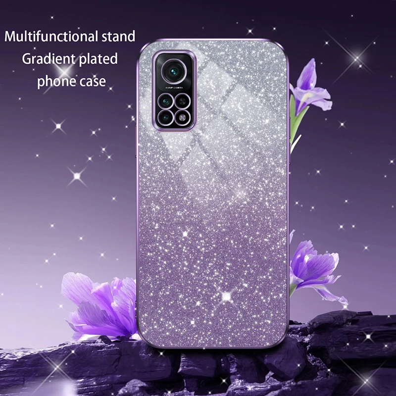 

Case For Xiaomi10T Pro Luxury Glitter Plating Phone Case for Xiaomi Mi 10T Pro Lite Redmi K30s Ultra Protect Back Cover 10 T