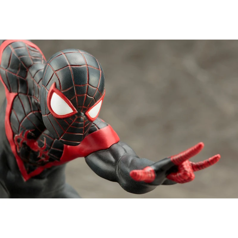 In Stock 100% Original Kotobukiya ARTFX Spider Man Miles Morales Ultimate Comics Movie Character Model Art Collection Toy Gift