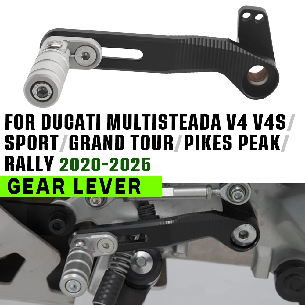 

For Ducati Multistrada V4 V4S V4 S Sport 2020-2025 2023 Motorcycle Adjustable Folding Clutch Lever Shift Lever Rod Quick Shifter