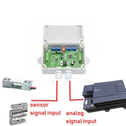 JY-S60 /JY-S 85 DC18-26v akım yük hücresi yük hücresi amplifikatör ağırlık verici 4-20mA 0-5V veya konut ile 0-10V gerilim