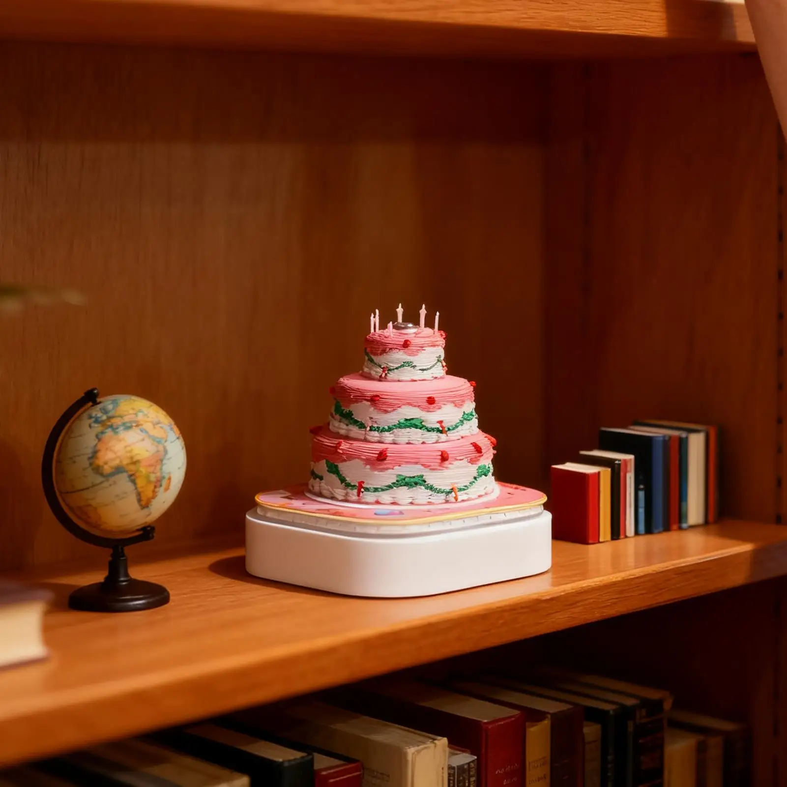 

3D настольный календарь 2026 Веселый торт с бумажной резьбой Художественные ремесла 3D отрывный мини-настольный календарь на День благодарения, Рождество, новоселье