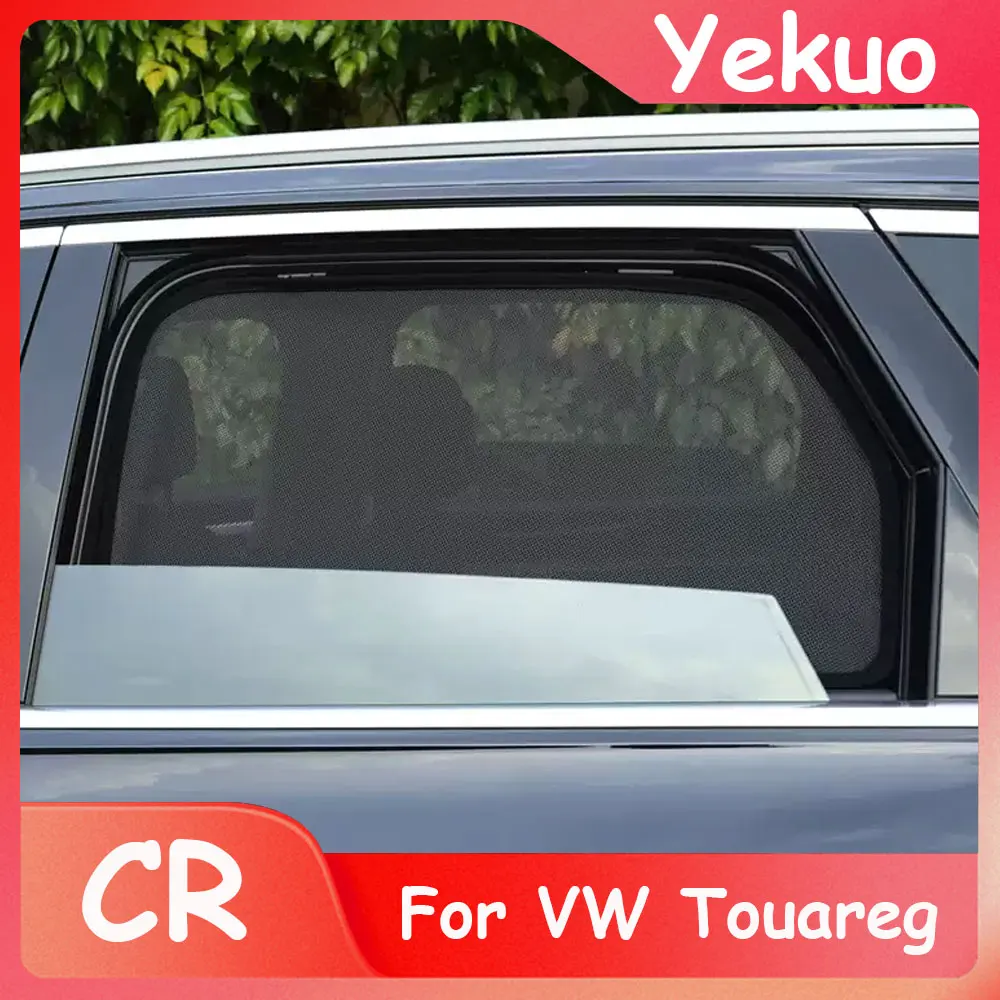 For VW 2019-2026 Touareg CR Car Window Shading, Mosquito Proof Mesh, Sunshade Curtain, Sun Protection And Heat Insulation