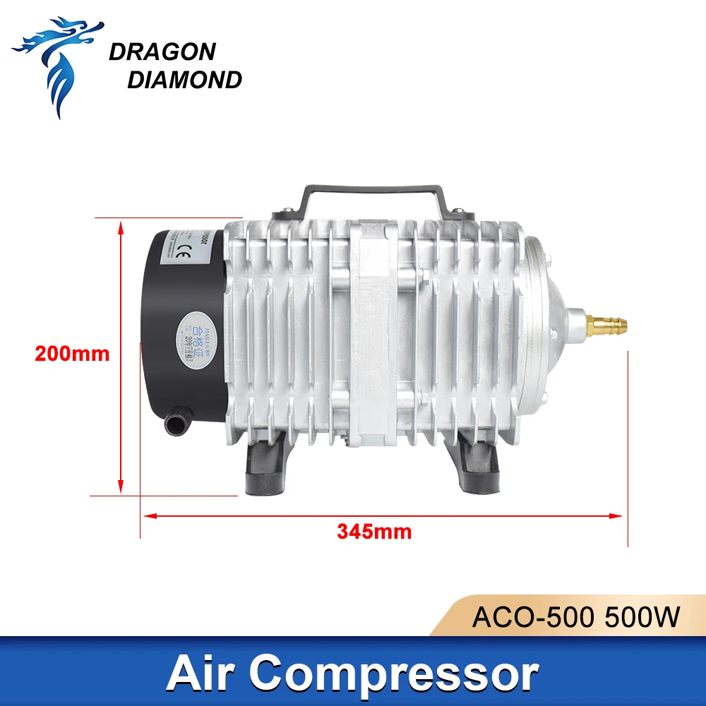 Imagem -05 - Hailea Air Assist Compressor Bomba de Oxigênio Magnética Elétrica Aquário Laser Gravura Máquina de Corte 220v 500w