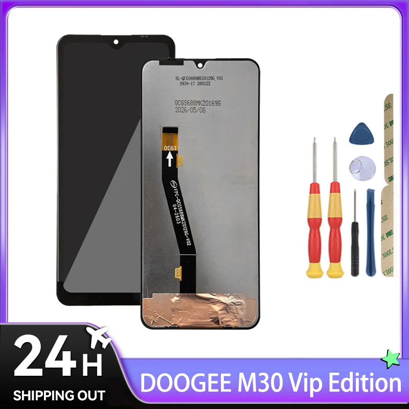 For DOOGEE S300 Pro/S300 Plus/S300 Plus Thermal/V50 Pro/M30 Vip Edition / LCD Display + Touch Screen + With Tools