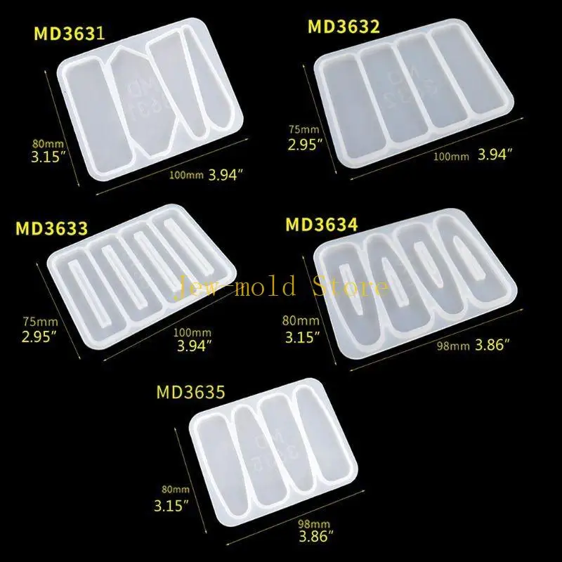 C71B 10pcs 수지 금형 DIY 헤어 핀 주조 금형 세트 바렛 실리콘 몰드 보석 에폭시 수지 아크릴 헤어 클립 금형 키트